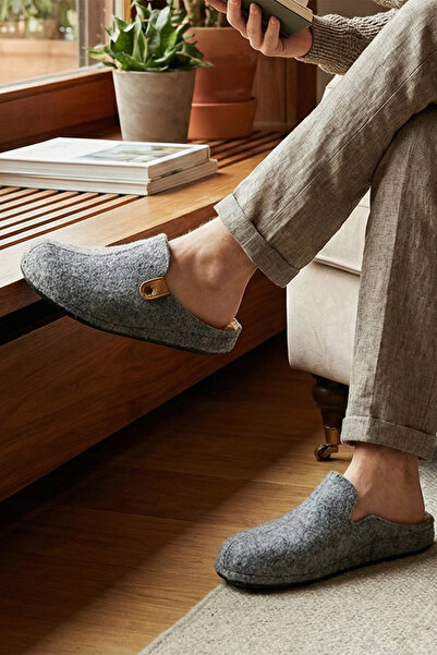 Buratti Papuci de casă de iarnă din pâslă PAPUCI BĂRBAȚI 6711004