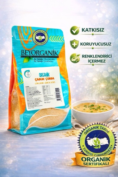 BEYORGANİK Organik Çabuk Kış Çorbası (PESTİSİT VE AFLATOKSİN ANALİZLİ)