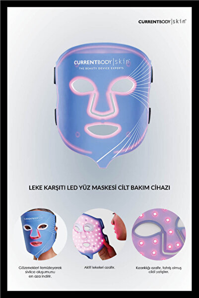 CurrentBody Skin Leke Karşıtı LED Yüz Maskesi Cilt Bakım Cihazı