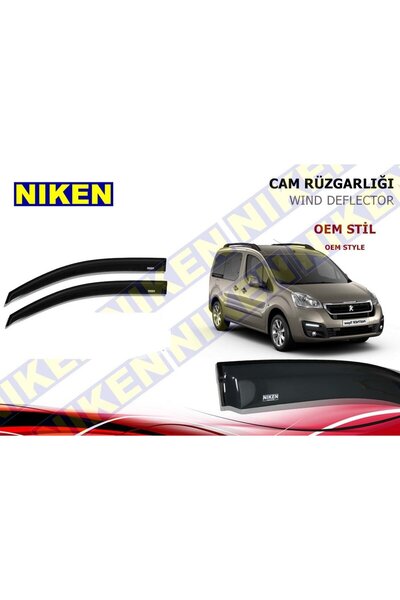 Niken Peugeot Partner Tepee Cam Rüzgarlığı 2008 Sonrası 2li