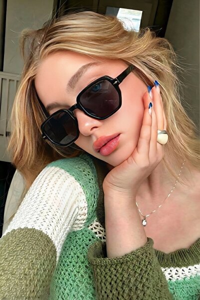 Eyesofia نظارات شمسية سانت للجنسين باللون الأسود