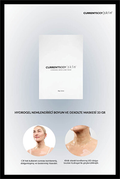 CurrentBody Skin Hydrogel Nemlendirici Boyun ve Dekolte Maskesi 33 gr