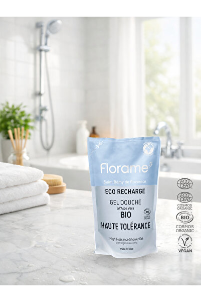 Florame Organik Yüksek Tolerans Eko-Dolum Duş Jeli 700 ml-%100 Saf - Vegan - ...