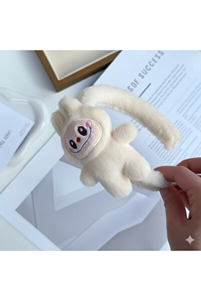 synshop Figurină Labubu, distracție, accesorii de păr cu coroană de pluș, cad...