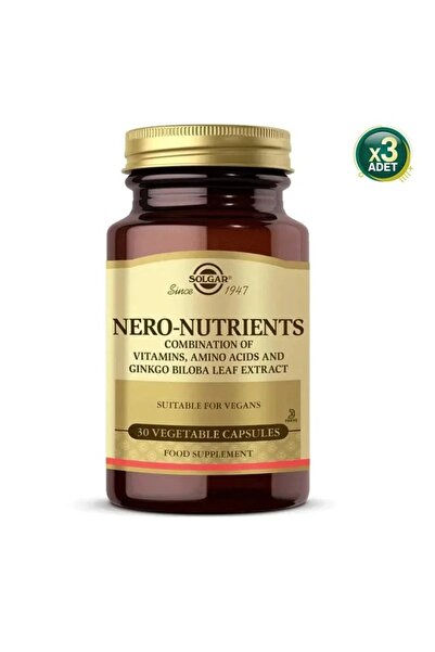 Solgar Nero Nutrients 30 Kapsül 3 Adet