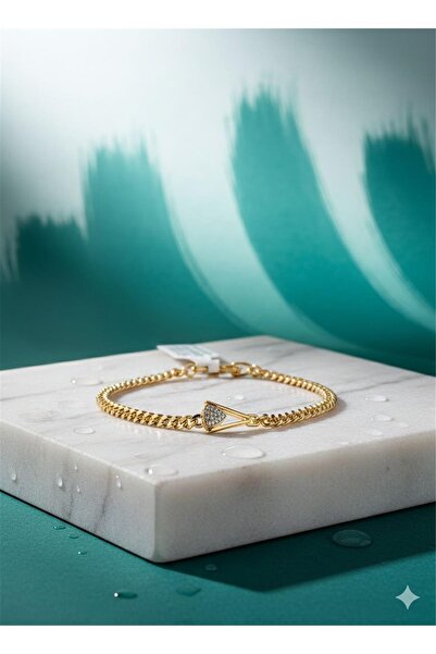 MU&ME BOUTİQUE Xuping Stone Chain Bracelet Model