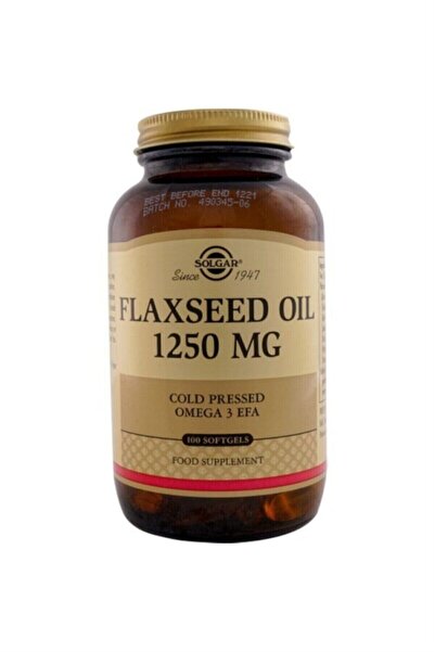 Solgar Flaxseed Oil 1250 Mg 100 Kapsül