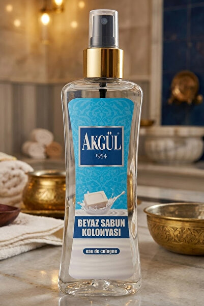 Akgül Beyaz Sabun Kolonyası Sprey 200 ml
