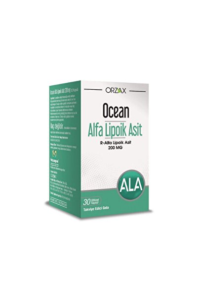 Orzax Ocean Alpha Lipoic Acid 200 Mg 30 Capsules