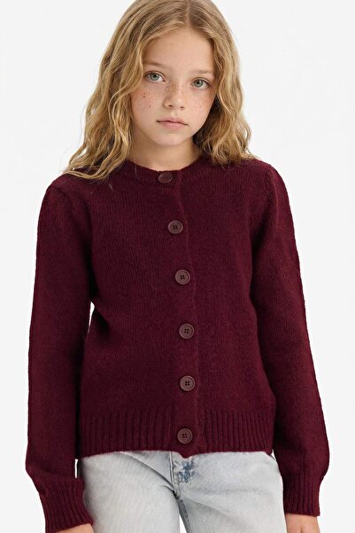 DeFacto Girl's Buttoned Knitwear Cardigan G5453A825Wn