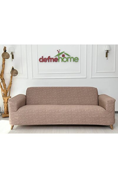 defnehome collection Döşemelik Kumaş Düz Keten Lastikli 3 Kişilik 1 Adet Büyü...