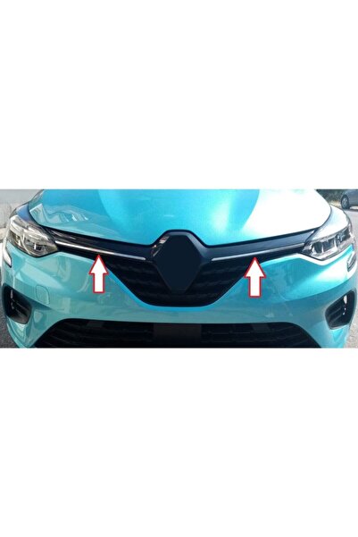AKTİF OTO KROM Renault Clio 5 Ön Panjur Çıtası P.çelik 2 Prç. 2020 +