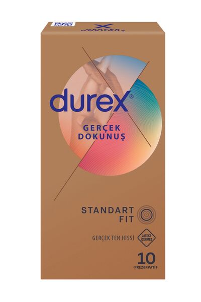 Durex Gerçek Dokunuş Gerçek Ten Hissi Prezervatif 10'lu