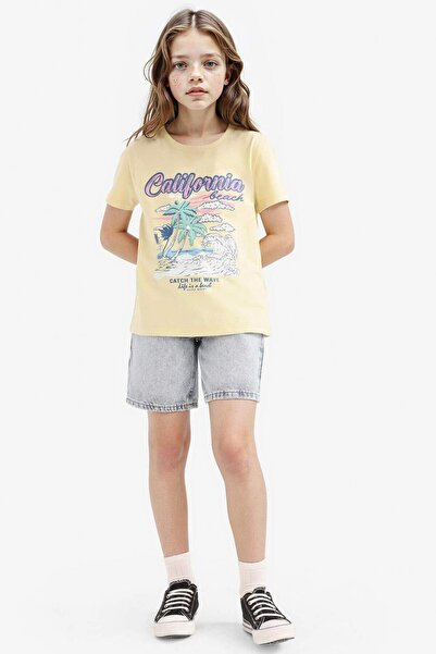 DeFacto Girl's Jean Shorts E6490A825Sm