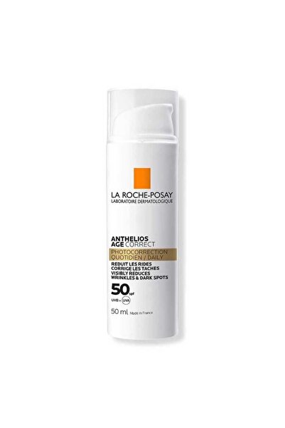La Roche Posay Anthelios Age Correct Spf 50 Lekeli ve Olgun Ciltler için Kırı...