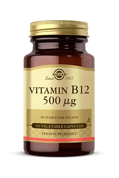 Solgar Vitamin B12 500 mcg 50 Kapsül