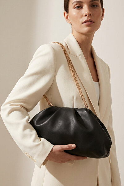 Berlesi حقيبة الكتف سلسلة المرأة السوداء