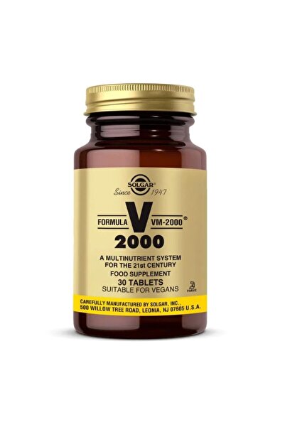 Solgar Vm 2000 30 Tablet Multivitamin