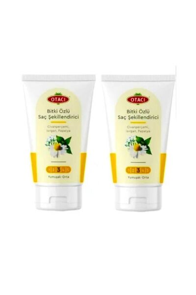 Otacı Bitkisel Saç Şekillendirici Yumuşak Orta 2'li X 150 Ml.