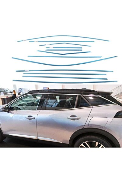 Genel Markalar Peugeot 2008 Cam Çıtası 12 Parça Full Çerceve Kaplama Krom Ithal