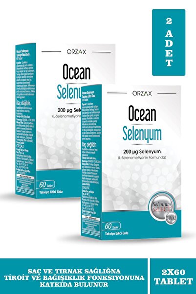 Ocean Selenyum 200 mcg 60 Tablet 2 Adet