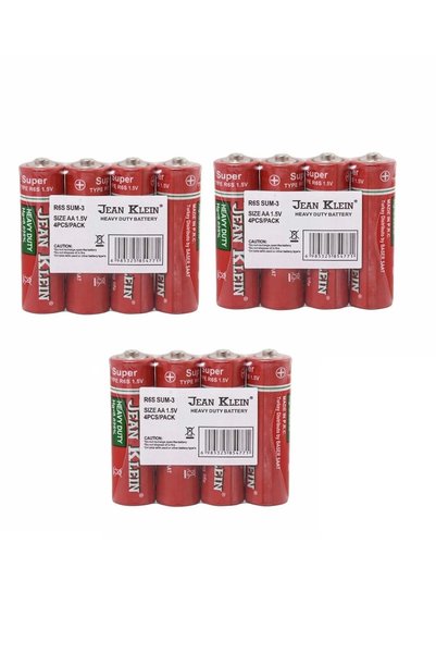 LRS STORE 12 Adet AA Kalem Pil Oyuncak, Mouse ,Saat Pili Raf Ömrü 5 Yıl