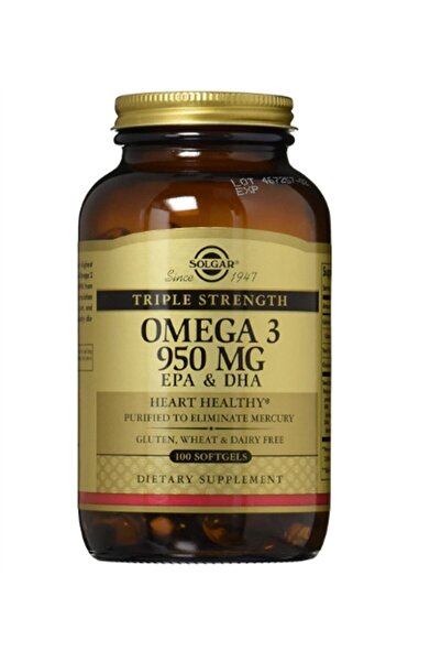 Solgar Omega-3 950Mg 100 Softgels Vitamin