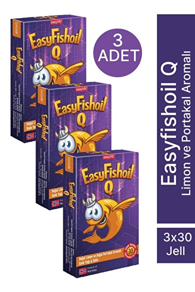 Easy Fishoil Easyfishoil Q 30 Çiğneme Tableti 3 Adet