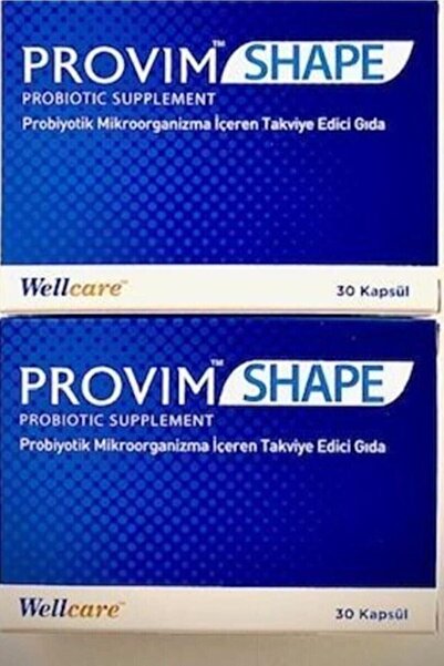 Wellcare Provim Shape Probiyotik 30 Kapsül*2 Adet