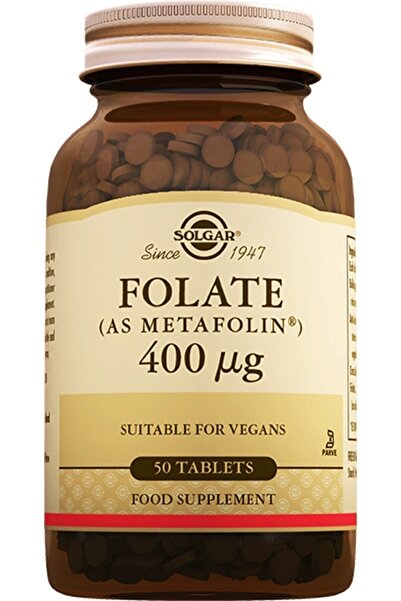 Solgar Folate As Metafolin 400 Mg 50 Tablet