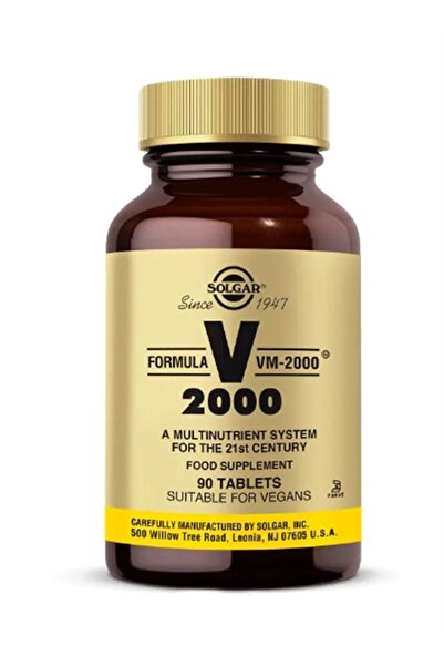 Solgar Formula Vm-2000 Multivitamin Ve Mineral 90 Tablet