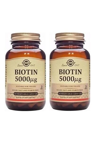 Solgar Biotin 5000 Mcg 50 Kapsül 2 Adet