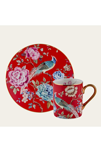 ROY KING 6'LI KAHVE FİNCANI 90 CC KIRMIZI