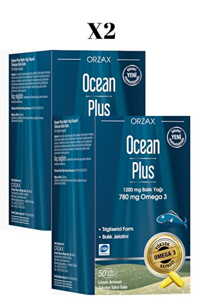 Ocean Plus 1200 Mg 50 Capsules 2 Pieces