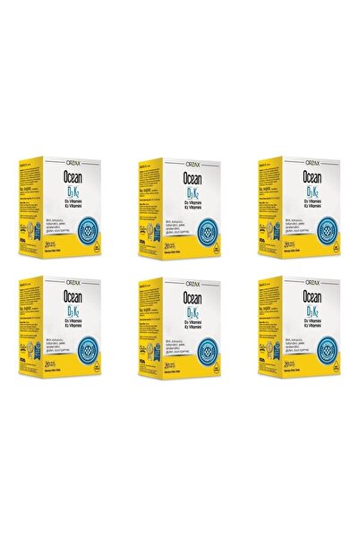 Ocean قطرات أوشن D3k2 20 مل، عبوة من 6 قطع
