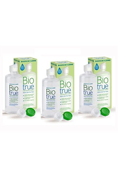 Biotrue 300ml 3'lü Paket Lens solüsyonu
