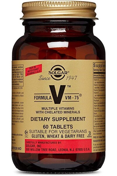 Solgar Vm-75 Multivitamin 60 Tablet