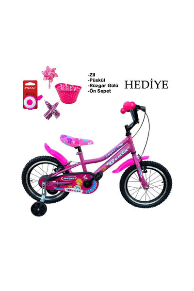 bardakcı bike Angel 20 Jant Pembe Kız Çocuk Bisikleti (6-8 Yaş)