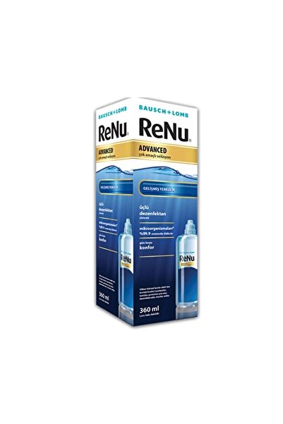 Renu Advanced Üçlü Dezenfeksiyon Çok Amaçlı Kontakt Lens Solüsyonu 360 ml