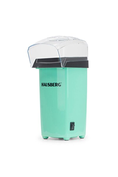 Hausberg Aparat Popcorn, HB910VR 1000 w, jet aer cald, premium, verde