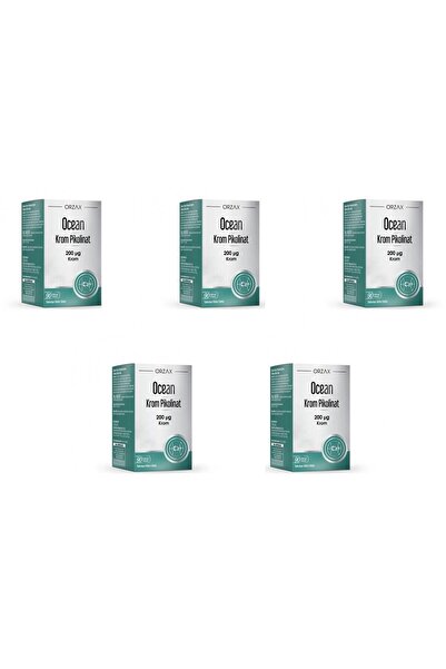 Ocean كروم بيكولينات 20 ميكروغرام 90 كبسولة 5 قطع