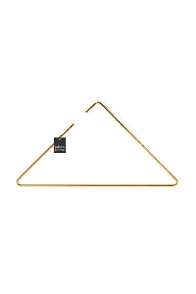 Edora Home Tricou triunghi auriu din 5 piese, rochie, cămașă, cuier pentru co...