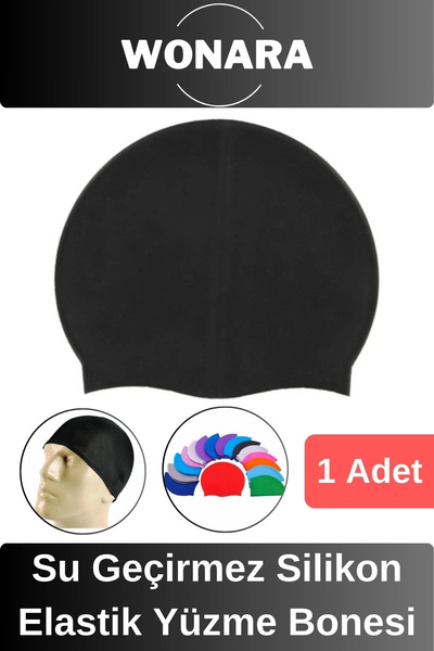 Wonara Özel Tasarım Kaymaz Suya Dayanıklı Sızdırmaz Silikon Elastik Şapka Hav...