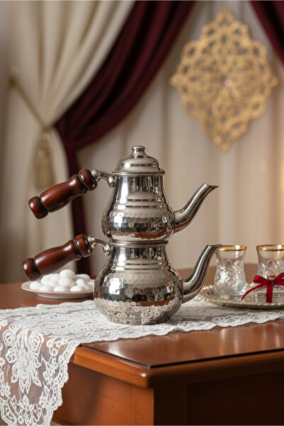 Yardımcı Bakır Since 1997 Copper Small Damat Teapot