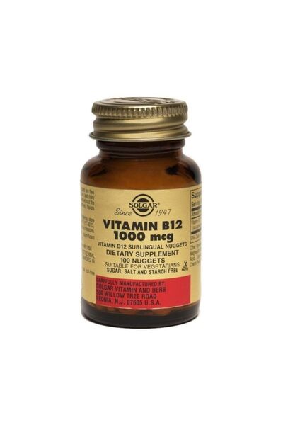 Solgar Vitamin B12 1000 Mcg 100 Tablet