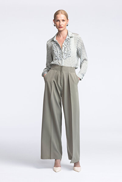 SEPANU COLLECTION Kadın Bel Detaylı Palazzo Pantolon