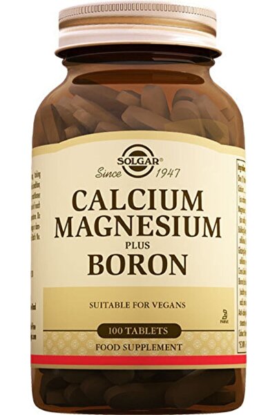 Solgar Calcium Magnesium Plus Boron 100 Tablet (kalsiyum Magnesyum)
