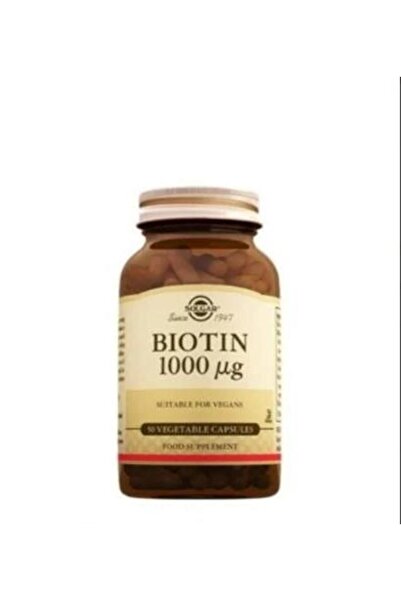 Solgar Biotin 1000 mcg 50 Bitkisel Kapsül