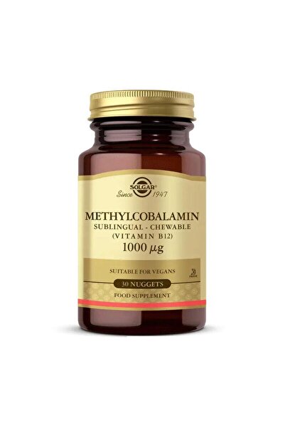 Solgar Methylcobalamin (B12) 1000 Mcg 30 Dilaltı Tableti