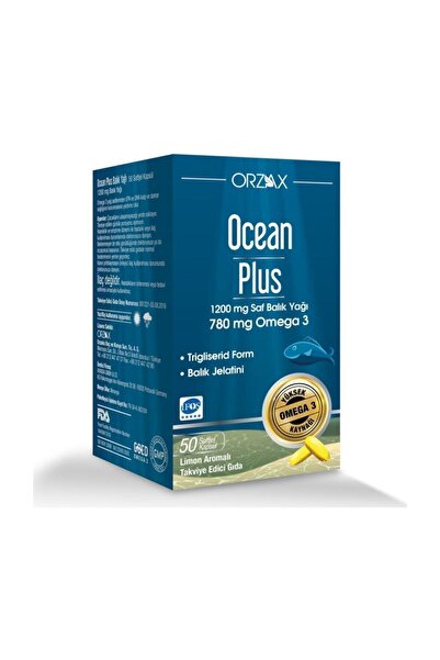 Orzax Ocean Plus 1200 Mg 50 Kapsül